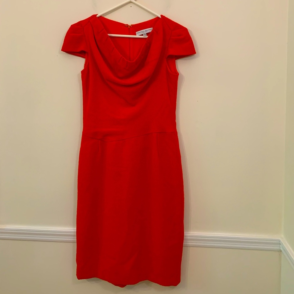 Carolina Herrera Orange dress